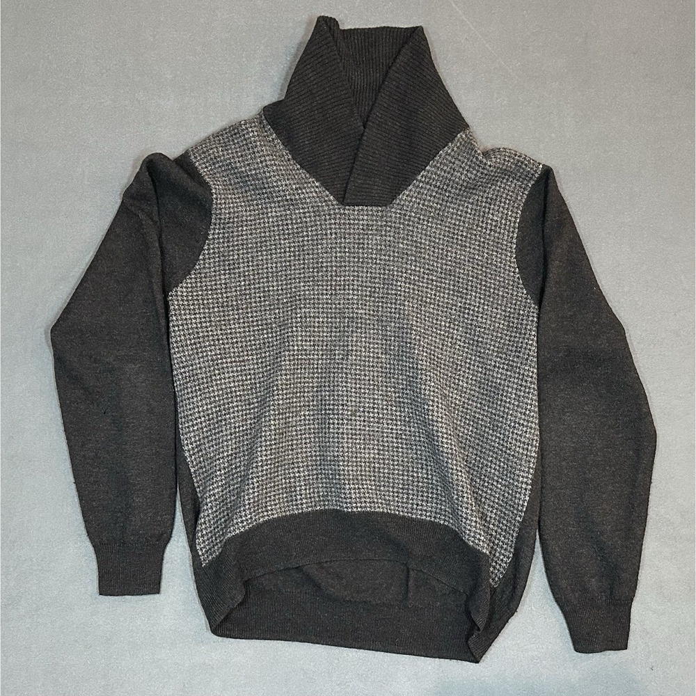 Impermeable Platinum Cashmere Merino Wool Blend Sweater Mens Size Large